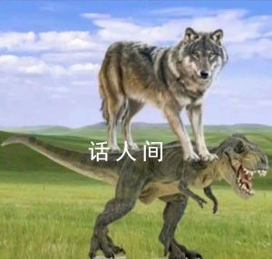 恐龍扛狼是什么意思 恐龍扛狼是什么梗