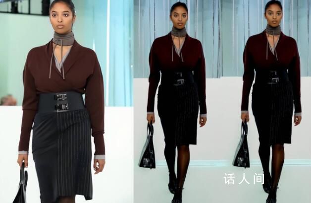 科比女兒正式走秀 看到女兒在臺上走秀瓦妮莎也十分激動