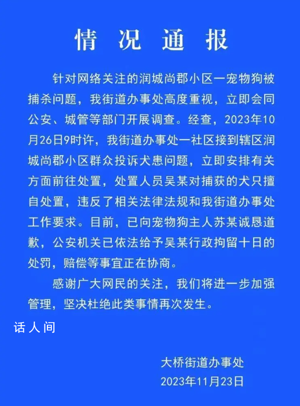 寵物犬被抓走宰殺 處置人員被行拘