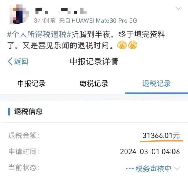 興高采烈去退稅 結果要補1萬8